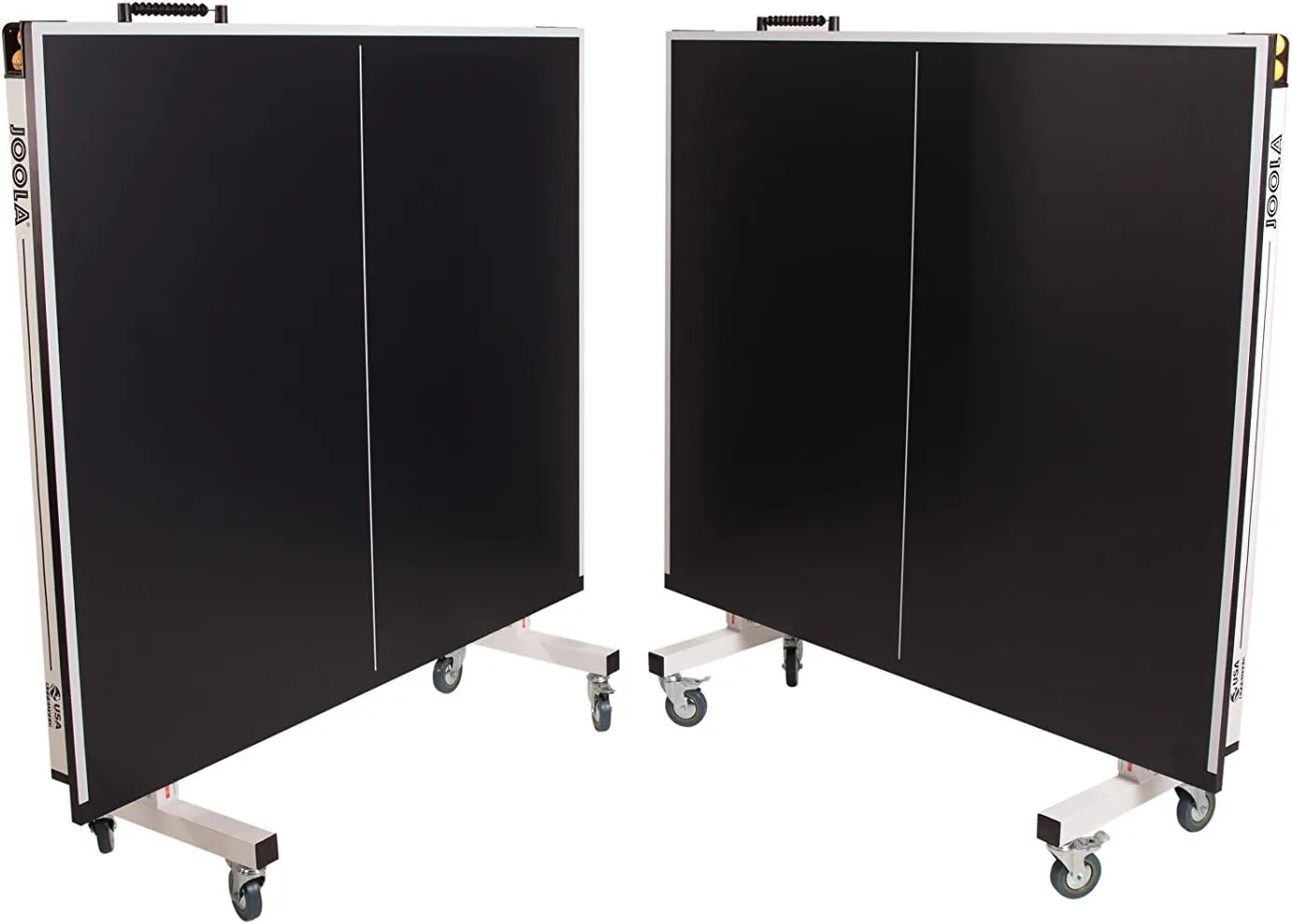 JOOLA Rally TL Professional MDF Indoor Ping Pong Table w/Quick Clamp Table Tennis Net & Post Set - 10 Minute Easy Assembly - Corner Ball Holders - Tournament Quality - Includes Playback Mode