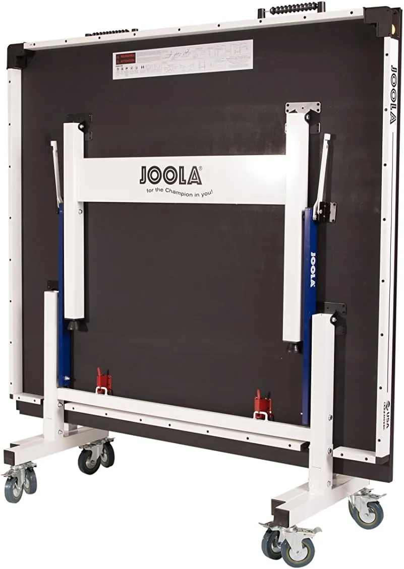 JOOLA Rally TL Professional MDF Indoor Ping Pong Table w/Quick Clamp Table Tennis Net & Post Set - 10 Minute Easy Assembly - Corner Ball Holders - Tournament Quality - Includes Playback Mode