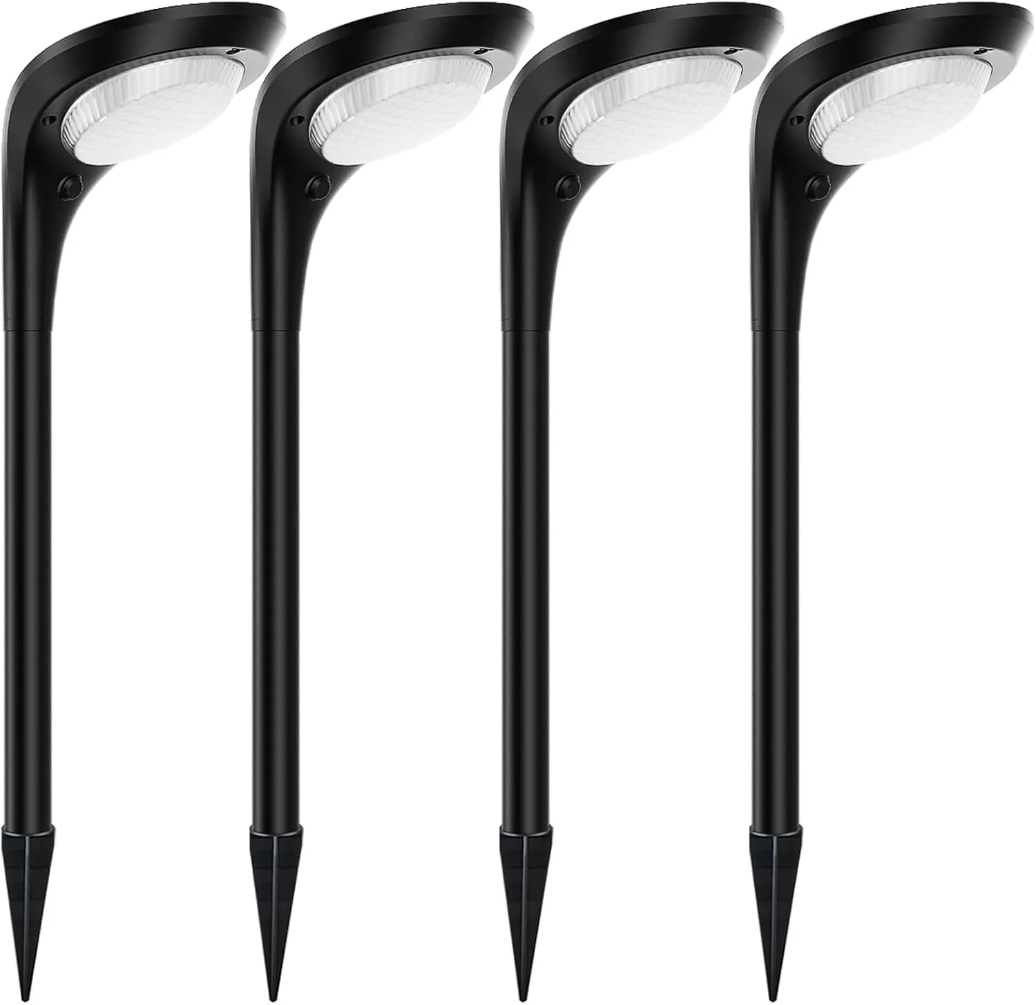 JSOT 150 Lumen Bright Solar Outdoor Lights,4 Pack Solar Pathway Lights Waterproof Landscape Lighting Path Light for Garden Decor Walkway Yard Driveway Holiday Decorative Lamp