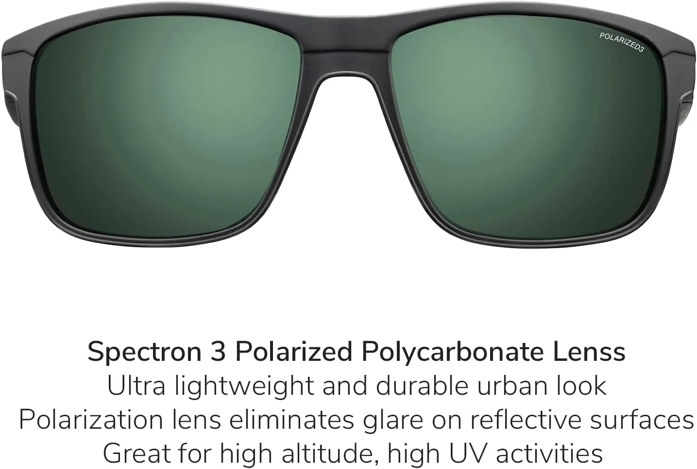 Julbo Renegade Lifestyle Sunglasses for Men & Women w/Ergonomic Design for Hiking, Active Lifestyles - 100% UV Protection