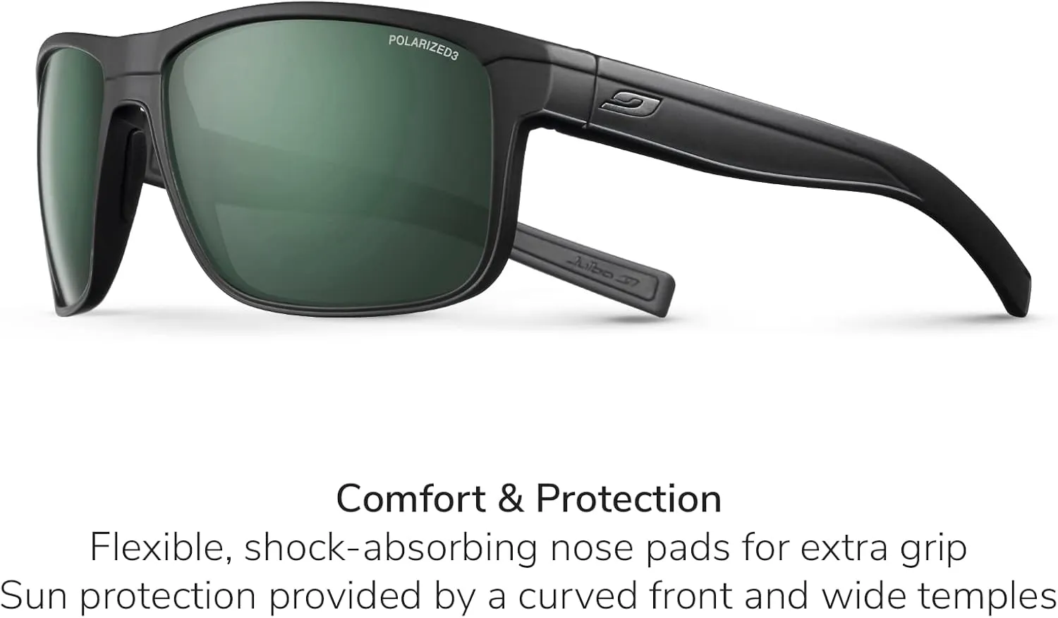 Julbo Renegade Lifestyle Sunglasses for Men & Women w/Ergonomic Design for Hiking, Active Lifestyles - 100% UV Protection