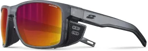 Julbo Shield Glacier Sunglasses for Men & Women w/Removable Spandex Shields for Mountaineering, Hiking, Skiing, and Trekking