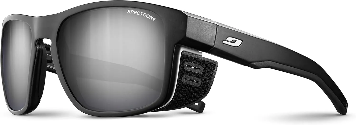 Julbo Shield M Glacier Sunglasses Men & Women/Photochromic lenses for Mountaineers, Hiking, Skiing & Snow travel 100% UV