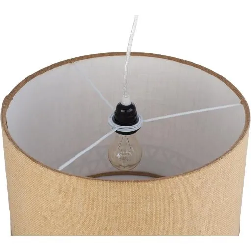 Jute Textured Hanging Lamp