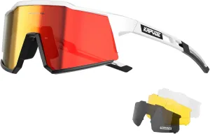 KAPVOE Polarized Glasses With 1 Lens Or 4 Lens UV Protection for Women Men Cycling Sunglasses Tr90 Frame Sports Bike K9022