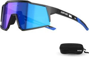 KAPVOE Polarized Glasses With 1 Lens Or 4 Lens UV Protection for Women Men Cycling Sunglasses Tr90 Frame Sports Bike K9022