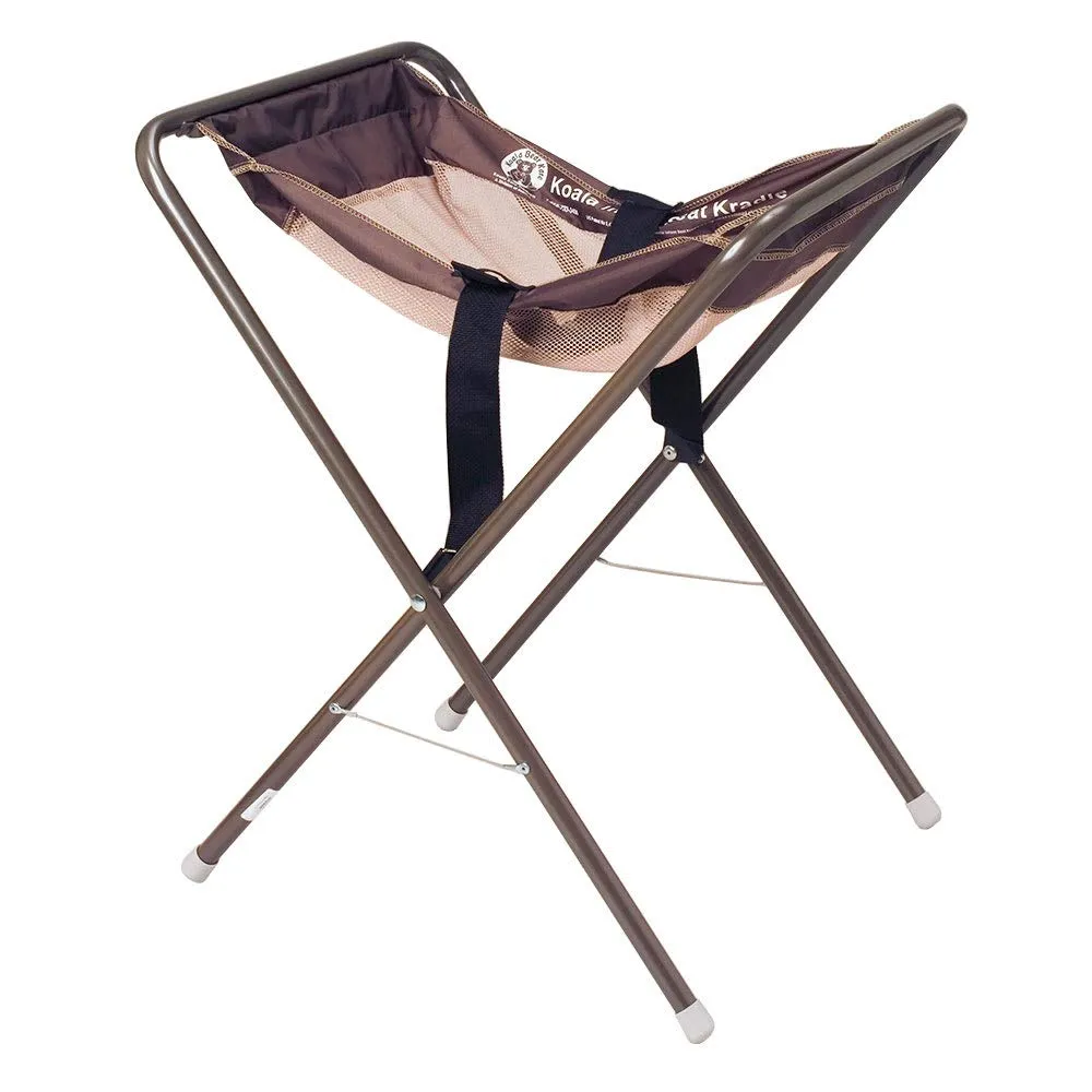 Koala Kare KB115-09 30" Folding Infant Seat Carrier w/Safety Strap - Steel, Brown