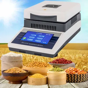 Lab Halogen Moisture Analyzer,Electronic Moisture Analyzer,LCD Precision Halogen Moisture Meter,for Agriculture,Medicine,Plastic,DHS-16A