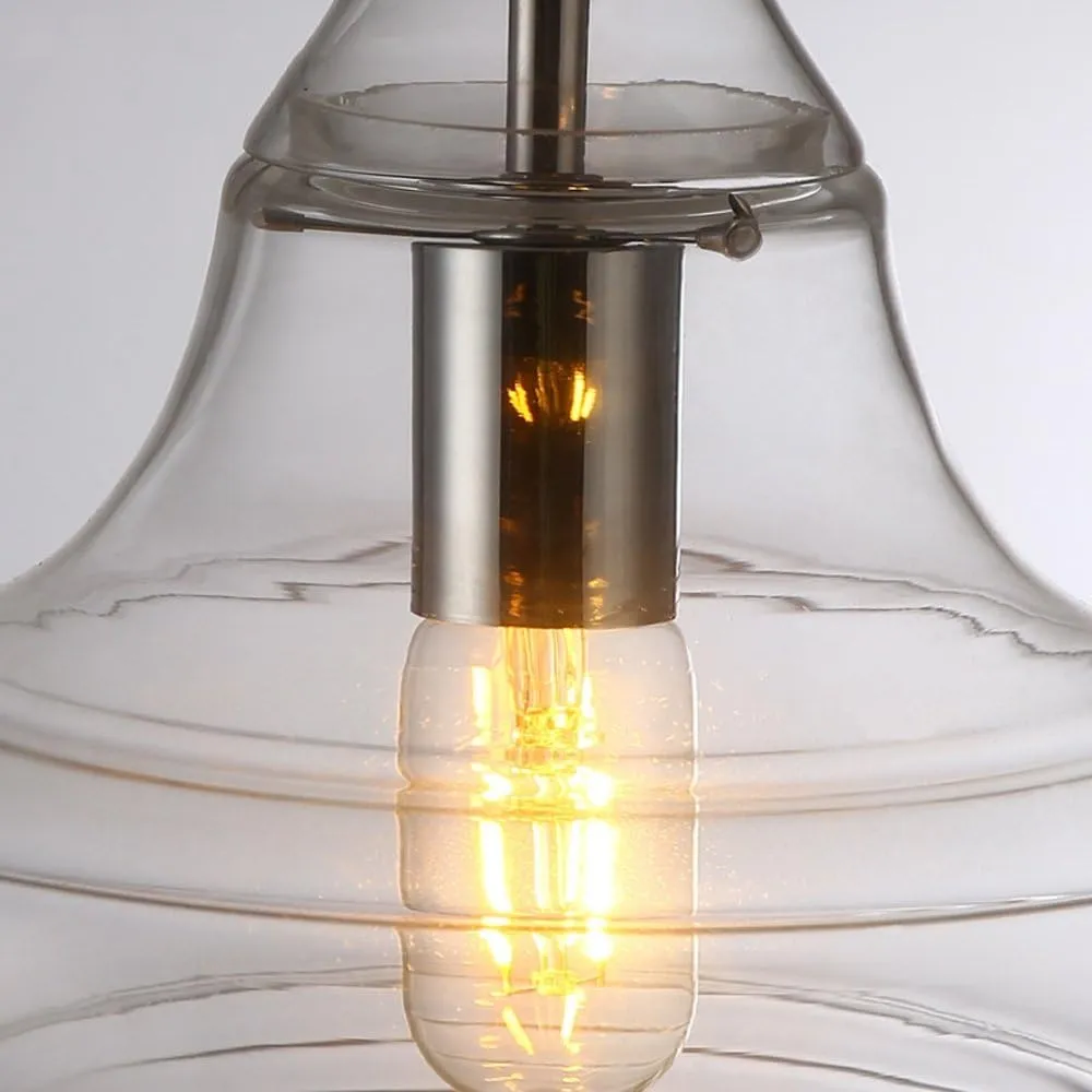 Lamp Nordic Creative Vintage Glass Ceiling Light Fixture Retro Edison E27 Coffee Droplight Height Adjustable Indoor Restaurant Dinning Room Hanging Lamps Deco Flush Mount Fixture/Coffee/Style C