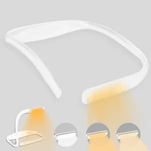 LED Neck Reading Light, Book Light for Reading in Bed, Adjustable Brightness Desk Lamp,3 Color, with Bendable Arms, Suitable for Repairing, Night Running, Walking, Knitting, Camping
