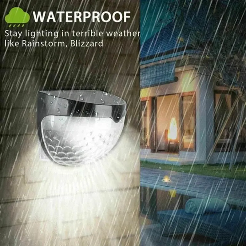 LED Solar Waterproof Outdoor Wall Lamp
