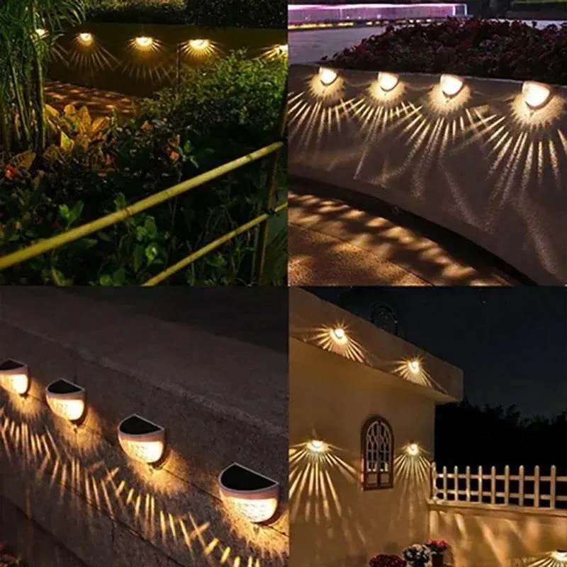 LED Solar Waterproof Outdoor Wall Lamp