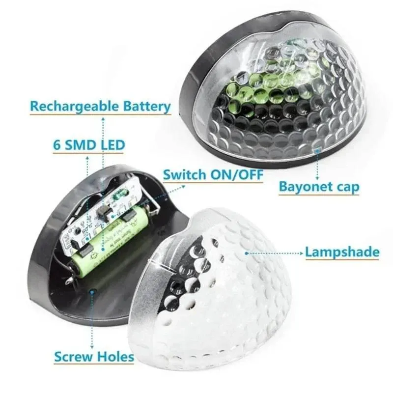 LED Solar Waterproof Outdoor Wall Lamp