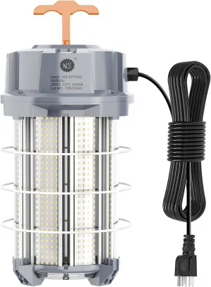 Led Temporary Work Light 280W, Portable Hanging Work Construction Lights, Linkable 5000K 42,000LM Bright for High Bay Jobsite Warehouse Outdoor Indoor Lighting Waterproof…