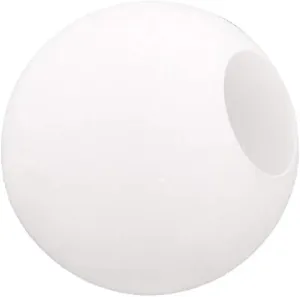 Lighting Fixture Replacement Globes Neckless Top Opening Frosted Opal White Glass Lamp Shades Diameter 4" Fitter 1.18" Multiple Specifications