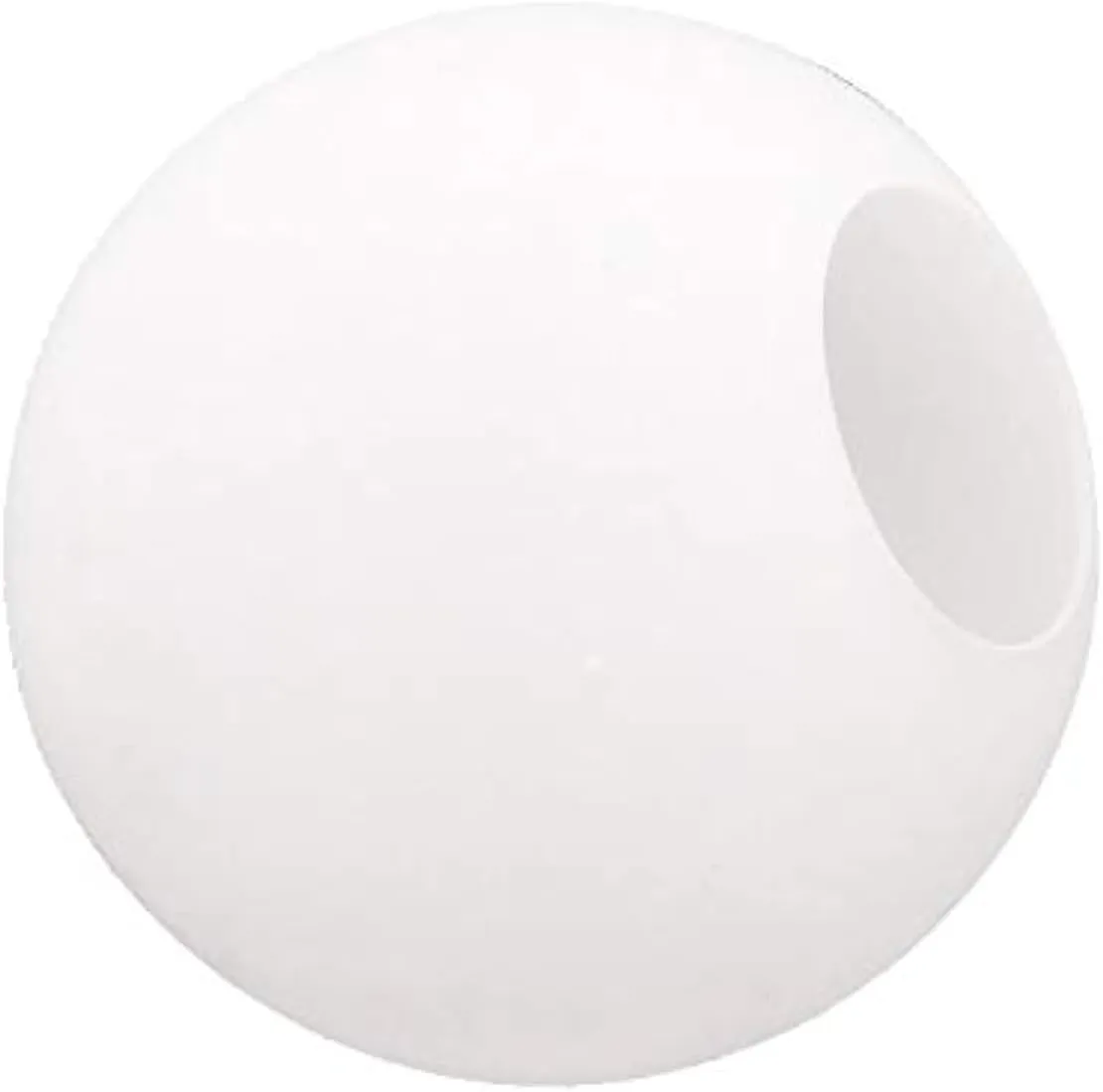 Lighting Fixture Replacement Globes Neckless Top Opening Frosted Opal White Glass Lamp Shades Diameter 4" Fitter 1.18" Multiple Specifications