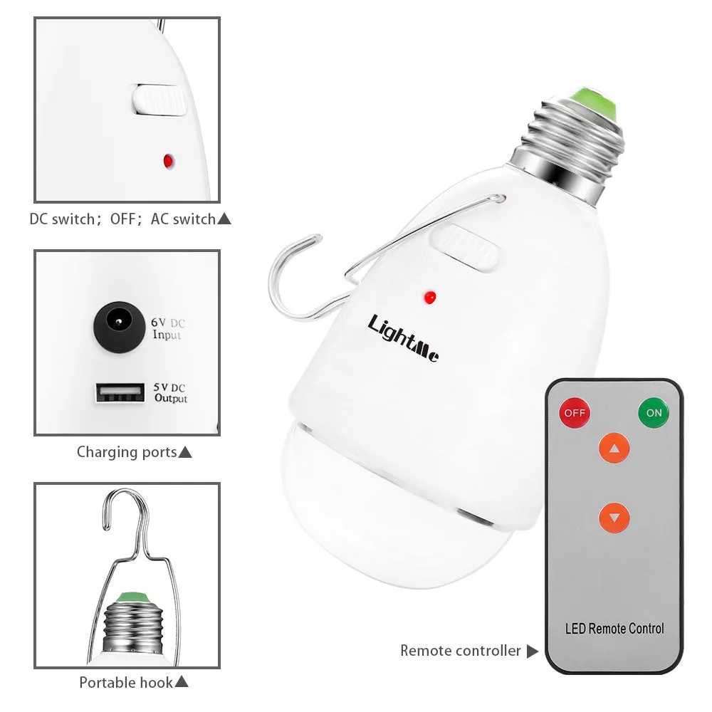 Lightme Remote Control Dimmable Solar