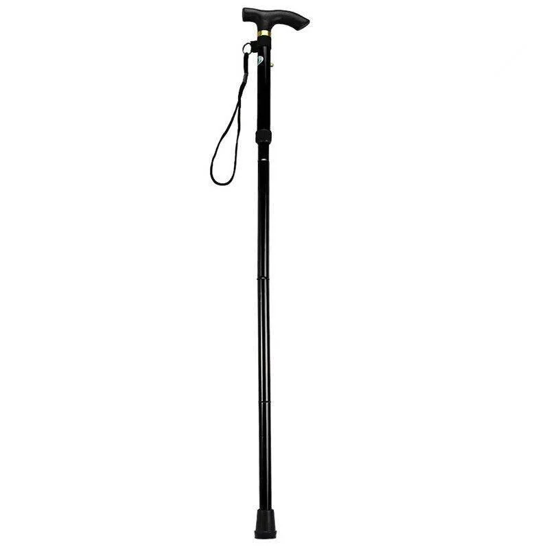 Lightweight Adjustable Folding Walking Stick Aluminium Travel Cane Non Slip Au