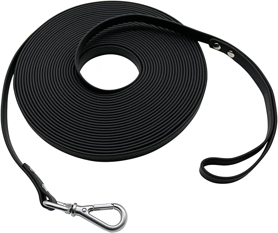 Long Leash Waterproof Training Longline Outdoor Dog Leash Great for Training, Beach, Yard, Play, Camping