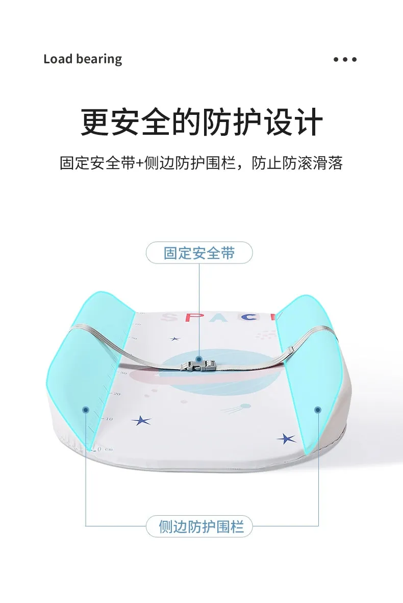 Luxury Eco-Friendly Multifunctional Folding Baby Care Table with Bath Basin | Diaper Changing Table | Wheels for Easy Mobility