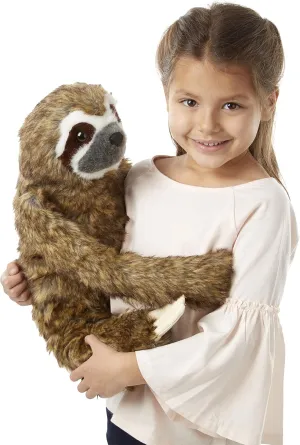 Melissa & Doug Lifelike Plush Sloth Stuffed Animal (12W x 14.5H x 9D in)