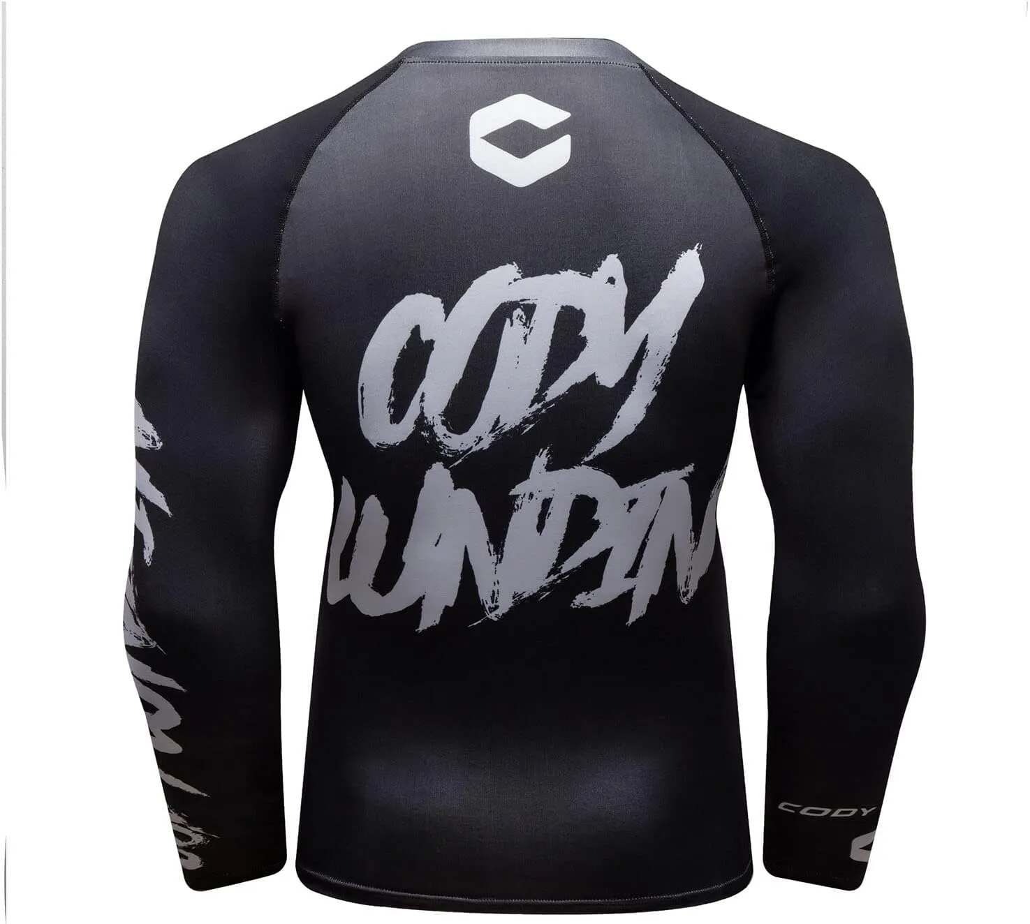 Men Cool Dry 3D Digital Printing Compression Long Sleeve Base Layer Shirts, Sports& Fitness Tee