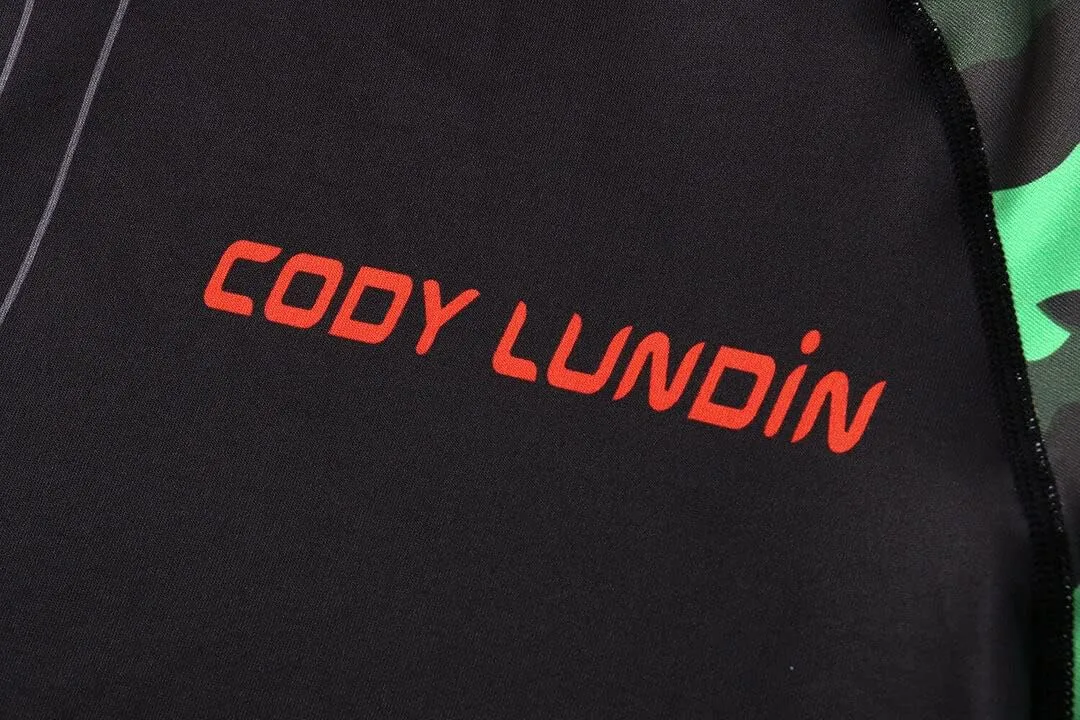 Men Cool Dry 3D Digital Printing Compression Long Sleeve Base Layer Shirts, Sports& Fitness Tee