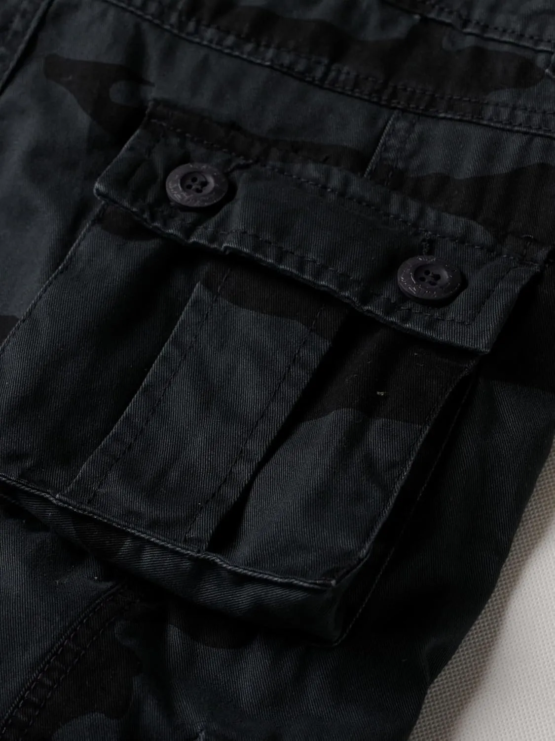 Men's Camo BDU Cargo Tactical Ripstop Casual Lightweight Baggy Combat 100% Cotton Pants with 8 Pockets(No Belt)