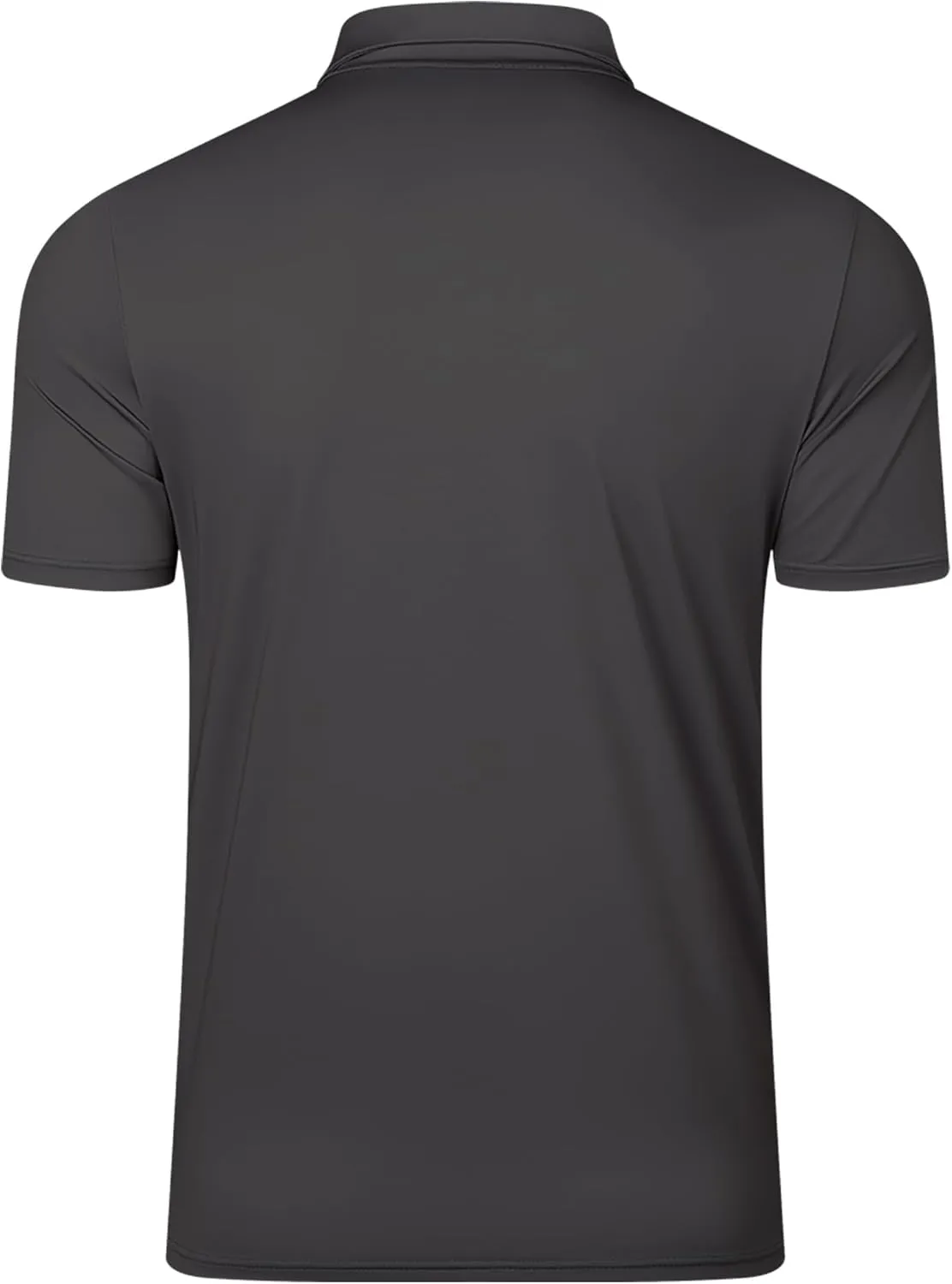 Men's Golf Shirts-Moisture Wicking Dry Fit Performance Recycled Polo Short Sleeve for Bussiness Casual Tennis