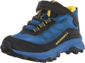 Merrell Kids' Moab Speed Mid Alternative Closure Waterproof Hiking Boot