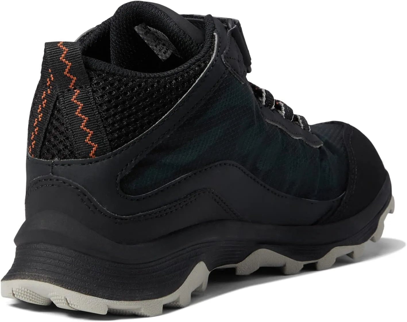 Merrell Kids' Moab Speed Mid Alternative Closure Waterproof Hiking Boot
