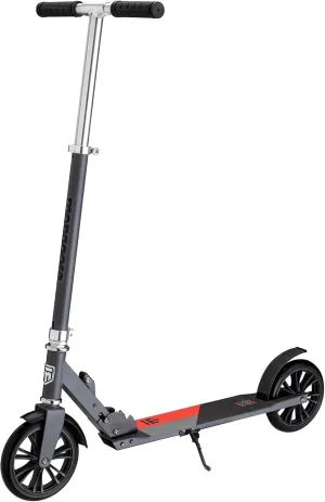 Mongoose Trace Kick Scooter for Youth Adult Boys and Girls, Quick-Release, Lightweight & Easy Folding Scooter, Bike Style Grips, Supports 176 lb Up to 220 lbs