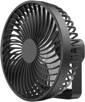 Multi-Function 4-Speed Tent Fan with Lamp Hanging Fan 2000mAh Ceiling Fan USB Charging Canopy Fan for Outdoor Camping