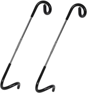 Multifunctional Hanging Basket Hooks Lamp Hanger Tent Poles Post Strong Hanger Hook for Outdoor Fishing