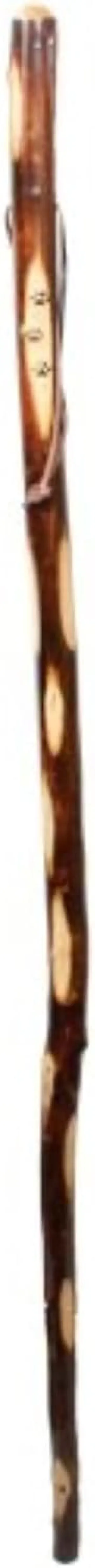 Natural Hardwood Hiking Stick for Children (Paw Prints & Strap), 36-inch (1-pc)