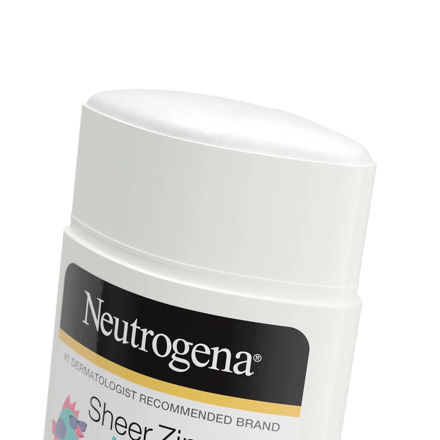 Neutrogena Sheer Zinc Oxide Kids Mineral Sunscreen Stick, Broad Spectrum SPF 50  & UVA/UVB Protection & Water Resistant with Residue-Free, No-Mess Application, Oil- & Paraben-Free, 1.5 oz