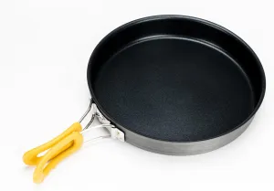 Non-Stick Frying Pan Alunum Alloy Medium with Folding Handle Ideal for Outdoor Camping Picnic Hiking Compact and Easy to Carry Camp Skillet