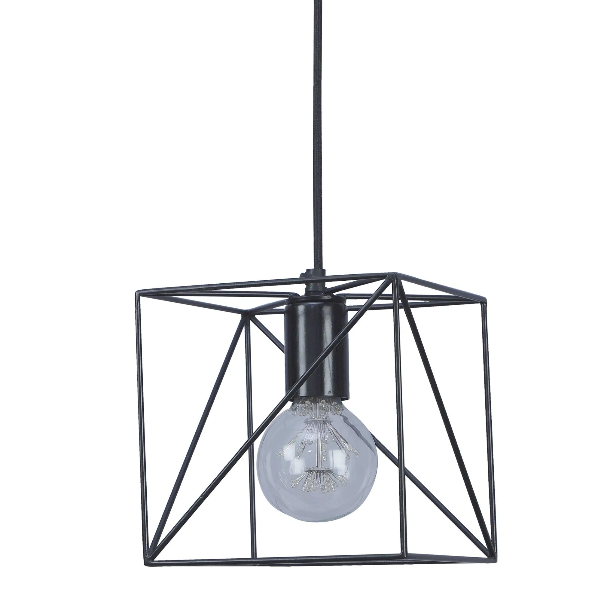 Nordic Black Vintage Metal Single Hanging Light By Ss Lightings