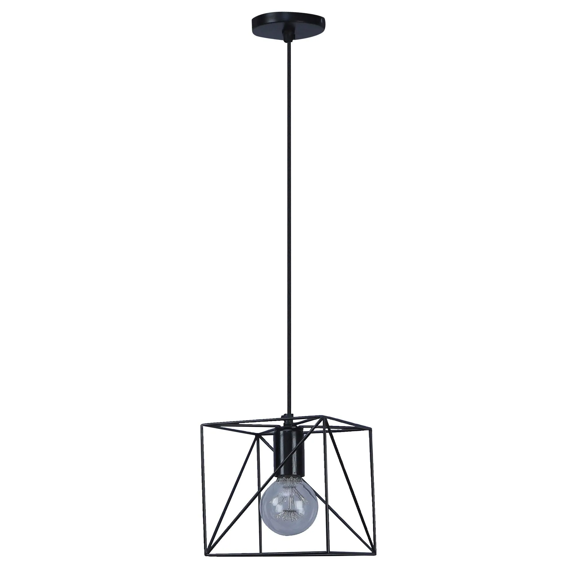 Nordic Black Vintage Metal Single Hanging Light By Ss Lightings
