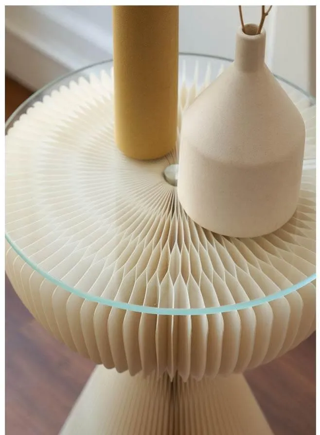 Nordic Kraft Paper Folding Table - Versatile Eco-Friendly Design