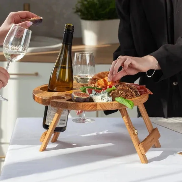 Nordic Sommelier Portable Wooden Table