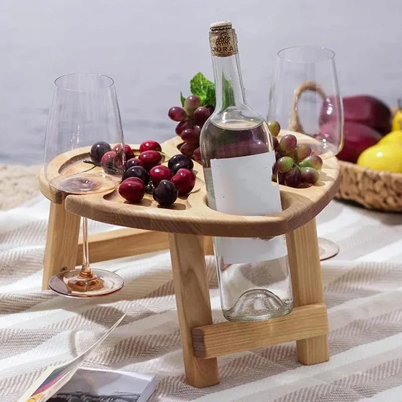 Nordic Sommelier Portable Wooden Table