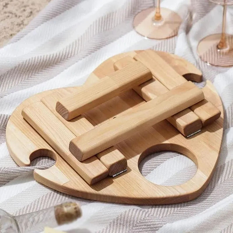 Nordic Sommelier Portable Wooden Table