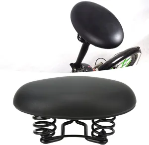 Noseless Bike Saddle, Noseless Bicycle Saddle Mountain Bike Seat Super Soft Shock Absorbing Seat Cushion for Folding Bike