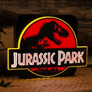 NUMSKULL Jurassic Park Logo Lamp Wall Light - Ambient Lighting Gaming Accessory for Bedroom, Home, Study, Office, Work - Official Jurassic World Merchandise 25.7 x 21.6 x 8.7 cm