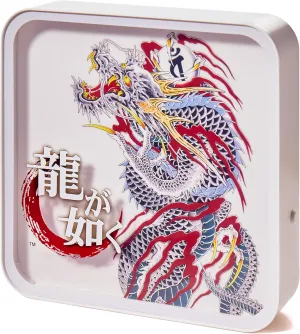 Numskull Official Yakuza Acrylic Logo Desk Lamp Wall Light for Bedroom, Office, Home, Study, Work - Official Yakuza Merchandise