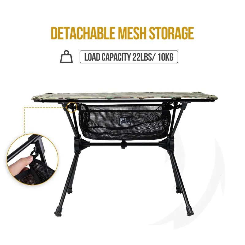 OneTigris Worktop Portable Camping Table - Multicam