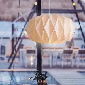 Origami Nordic Pendant Lamp – Minimalist Elegance and Warm Atmosphere