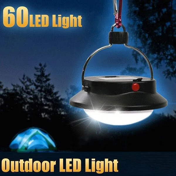 Outdoor 60-LED Camping Hiking Tent Night Light Rechargeable Emergency