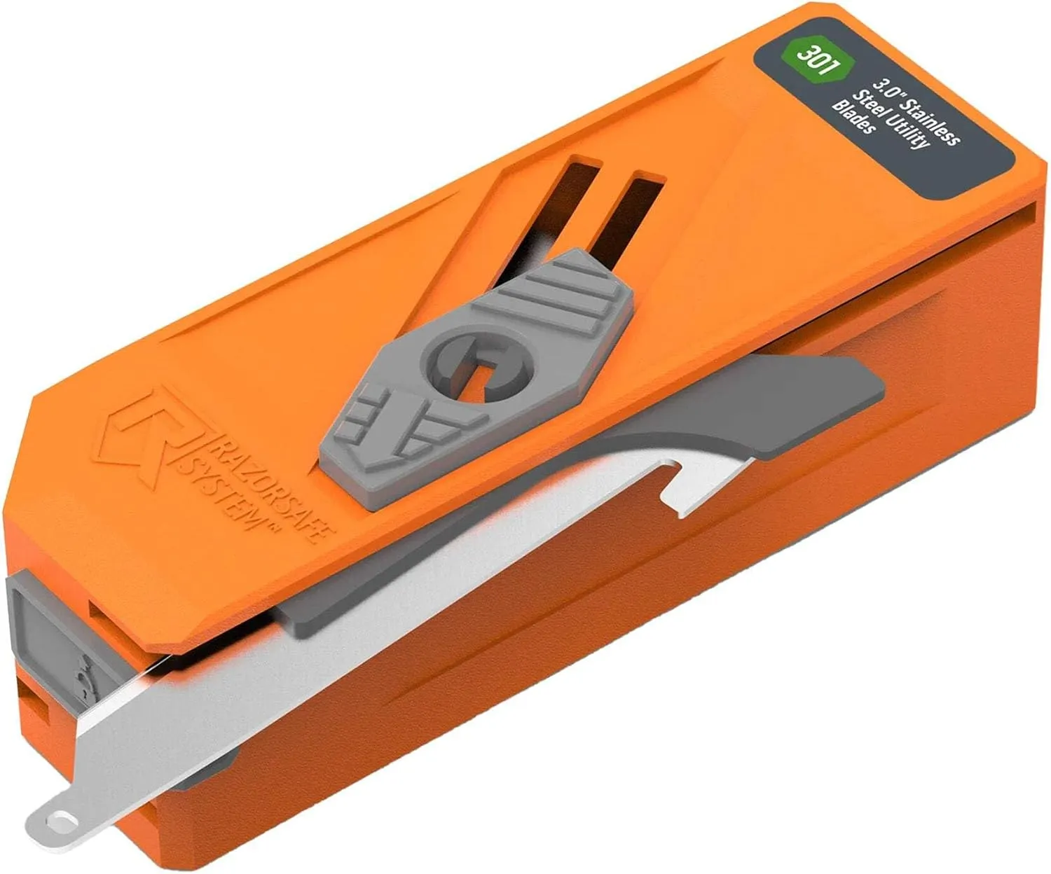 OUTDOOR EDGE RazorSafe 3" Utility Blade Dispenser | Compact & Convenient 12 Pack of EDC Utility Knife Blades | Compatible 3" Razor Blade Knives | Perfect for Work & Everyday Carry